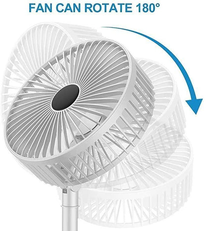 Portable mini desk fan with USB rechargeable