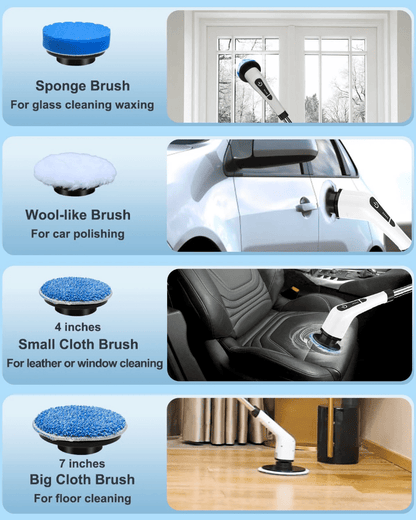 Spin Scrub Electric Cleaning Machine
