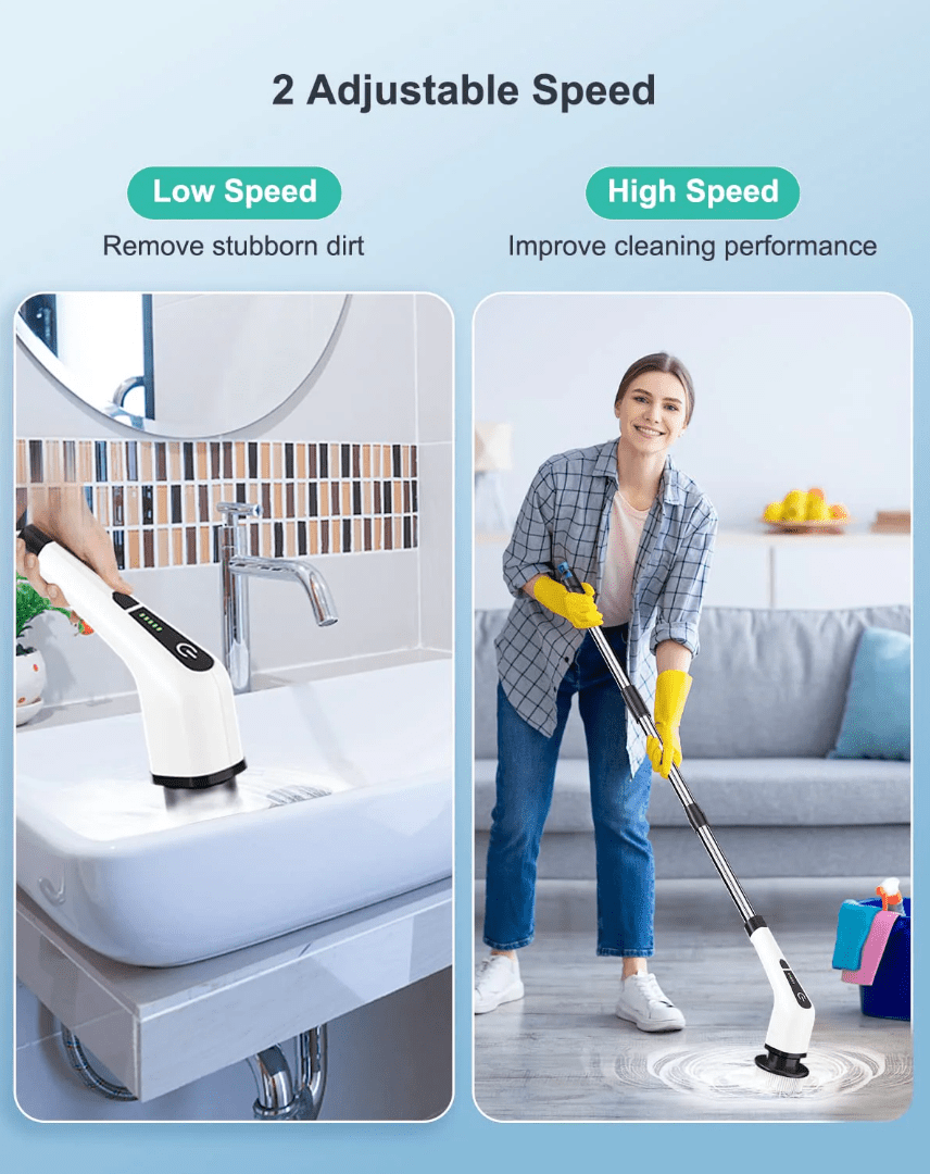 Spin Scrub Electric Cleaning Machine